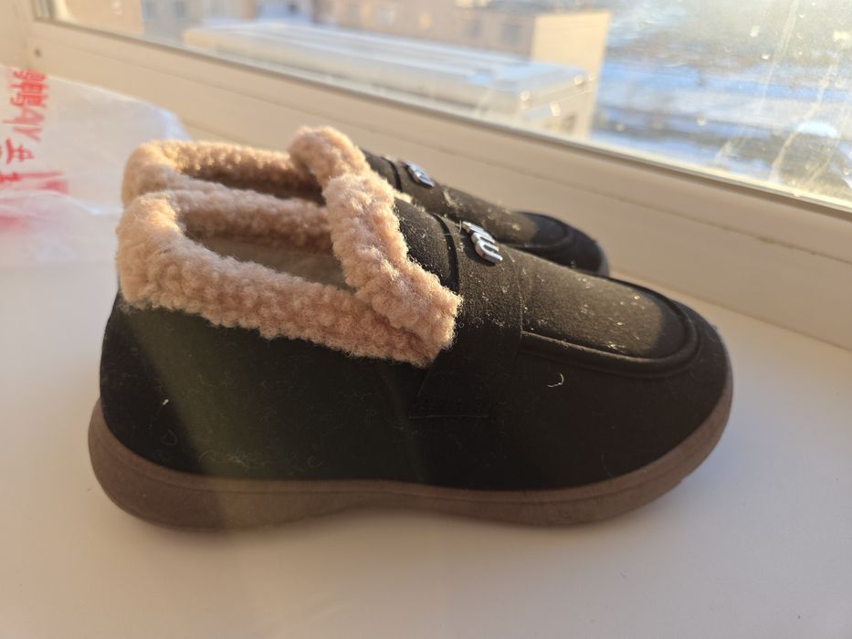 Теплые тапочки, р 35