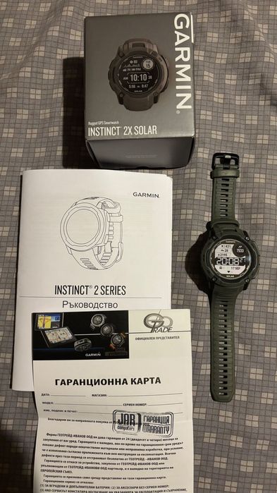 Смарт часовник Garmin Instinct 2X SOLAR в гаранция