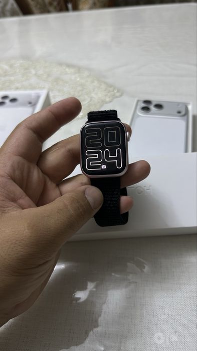 Apple watch 9 45 mm Batarekasi 100%