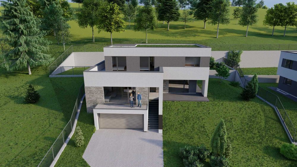 Teren 861 mp cu C.U. valabil, proiect casa si avize  in lucru -Feleacu