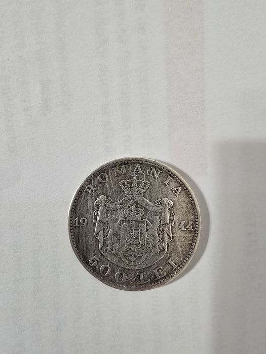 Moneda argint 500 lei  -1944