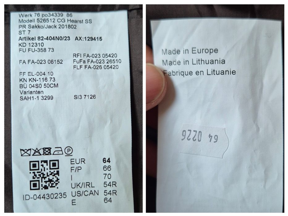 Sacou Lux Loro Piana, Lână Cămilă Bactrian, Bărbați - 64