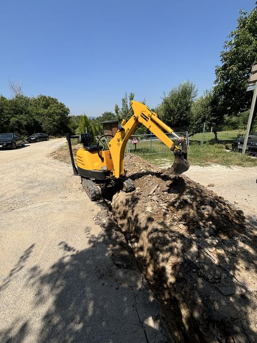 Мини багер 1 тон и мини дъмпер