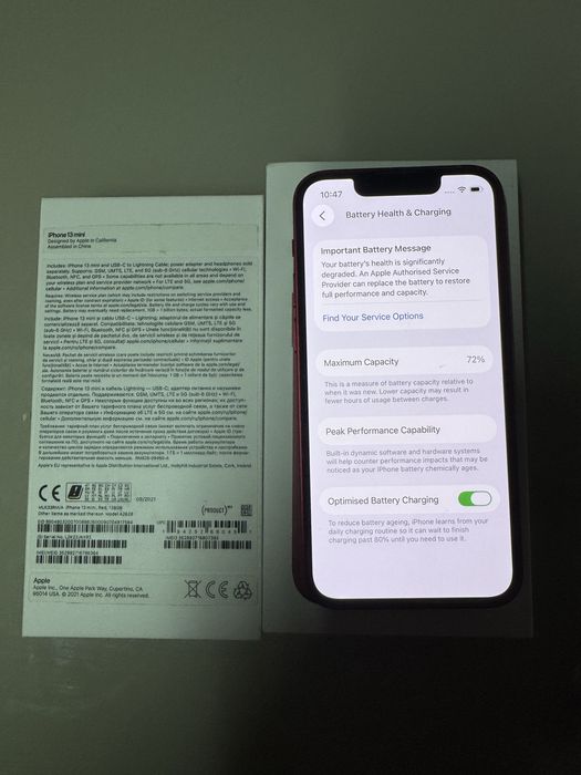 Iphone 13 Mini Red 128 Gb