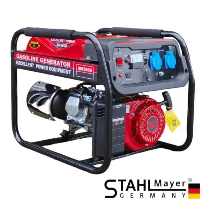Немски четиритактов монофазен генератор за ток STAHLMAYER 3,8kW-Агрега