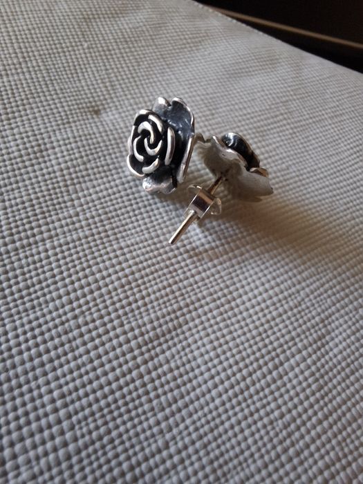 Сребърни обеци,нови