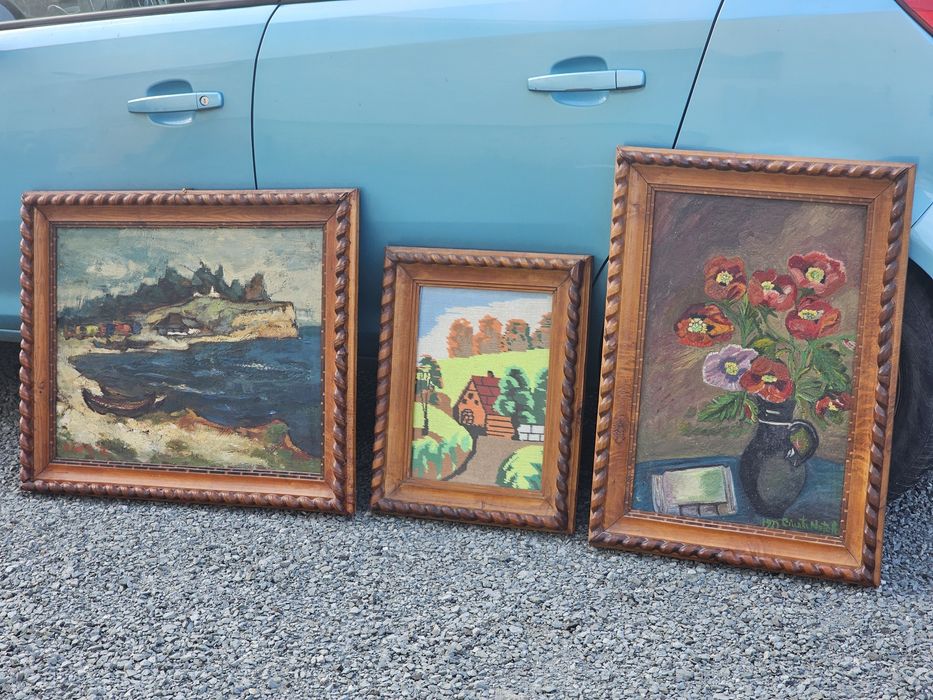 Vand tablouri pictate in ulei semnate