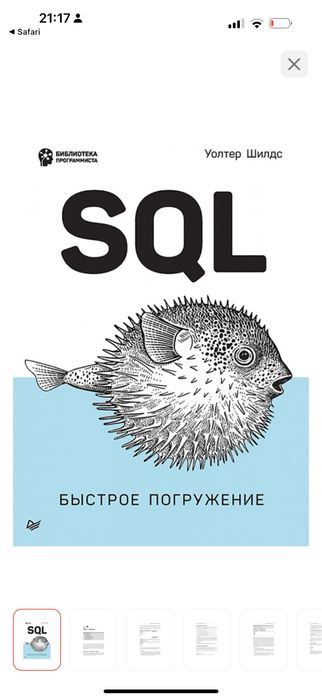 Книга Уолтера Шилдса SQL: быстрое погружение