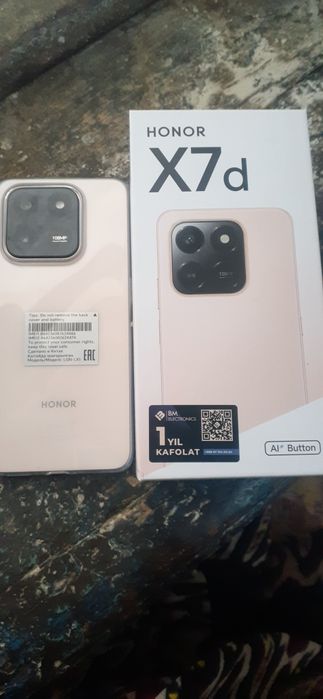 Honor x7d  holati yangi