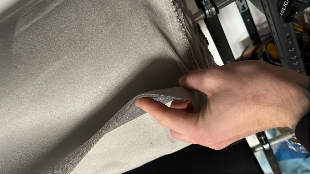 Material alcantara plafon auto gri/negru