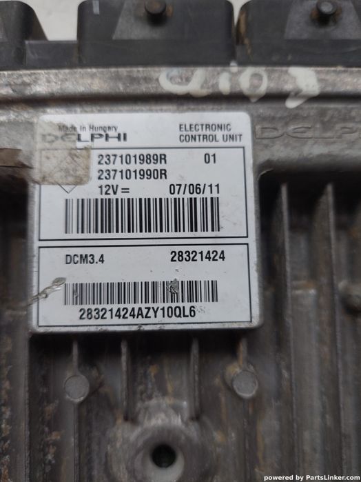 Calculator Motor Renault Clio Iii (Br0/1, Cr0/1) [ 2005 - > ] Oem 2371