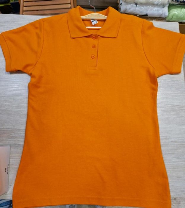 Дамски Тениски с къс ръкав и якичка