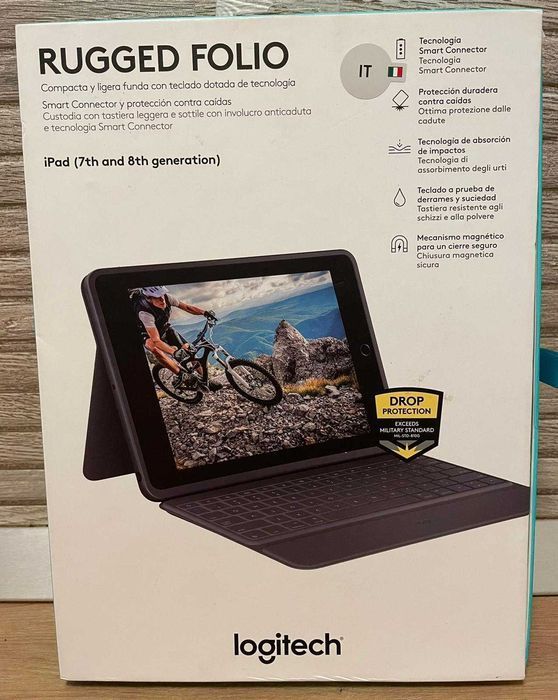 Logitech Rugged Folio iPad 8 9 10 NOUA SIGILATA
