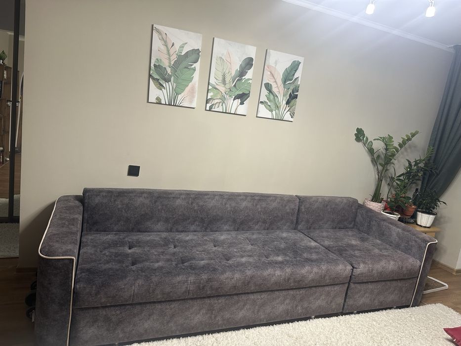 Продается стильный диван, цвет графит