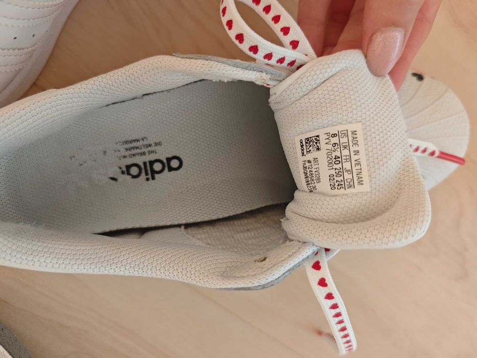 Adidas Superstar Valentine's Day sneakers