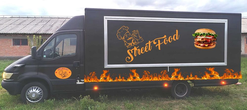Auto rulotă comercială, fast-food, truck