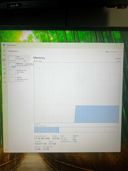 Pc Gaming / Monitor TCL 2K / I5 Gen 13 / 24 GB RAM / AMD RADEON RX 9060 XT * Krom Amanet Margeanului *