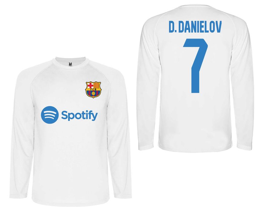 DRI-FIT ДЕТСКИ, МЪЖКИ тениски Барселона Barcelona YAMAL с ИМЕ по избор