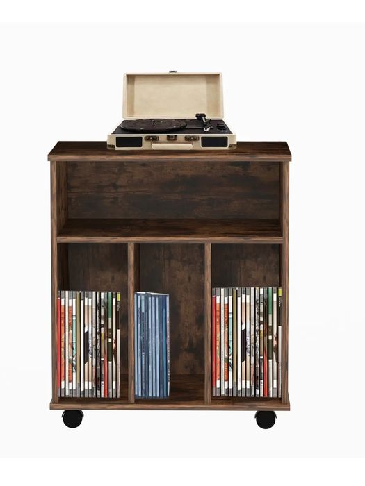 Шкаф за съхранение на винилови плочи – библиотека