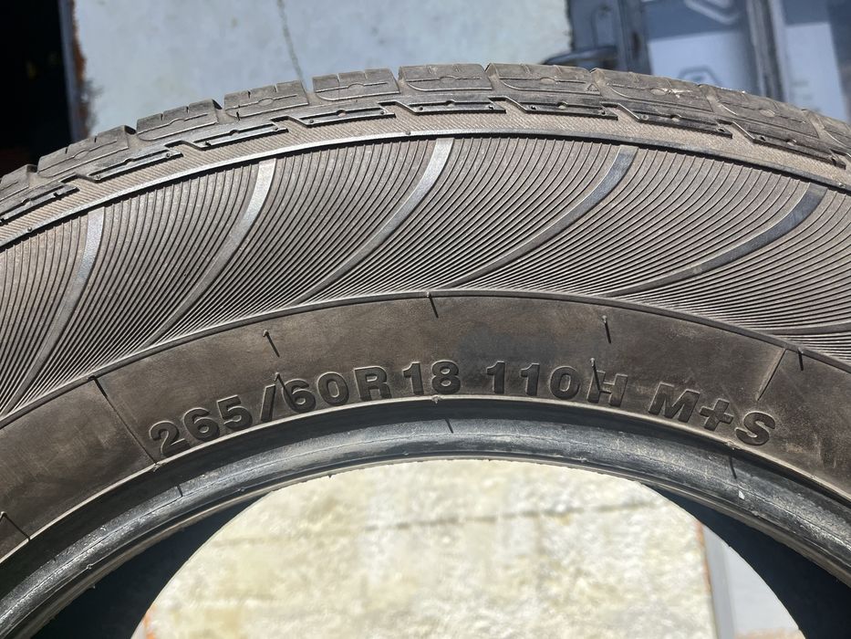 4 бр. гуми за джип 265/60/18 Kumho 5,5 mm DOT 0416