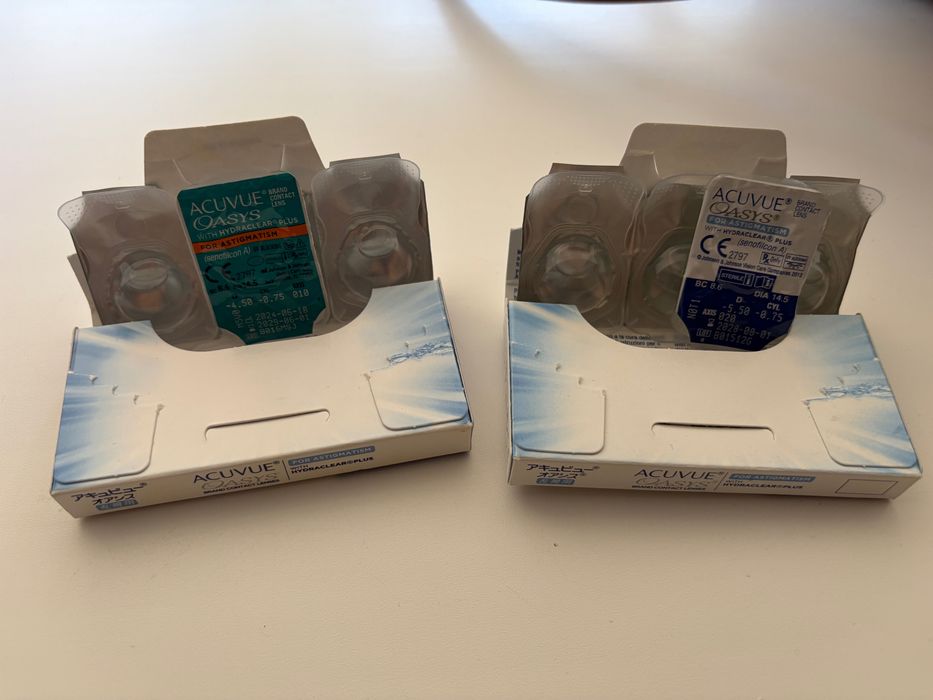Продам линзы Acuvue oasys