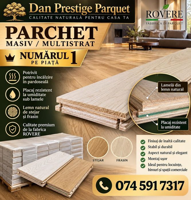Parchet stratificat !pentru căldură ân pardoseală