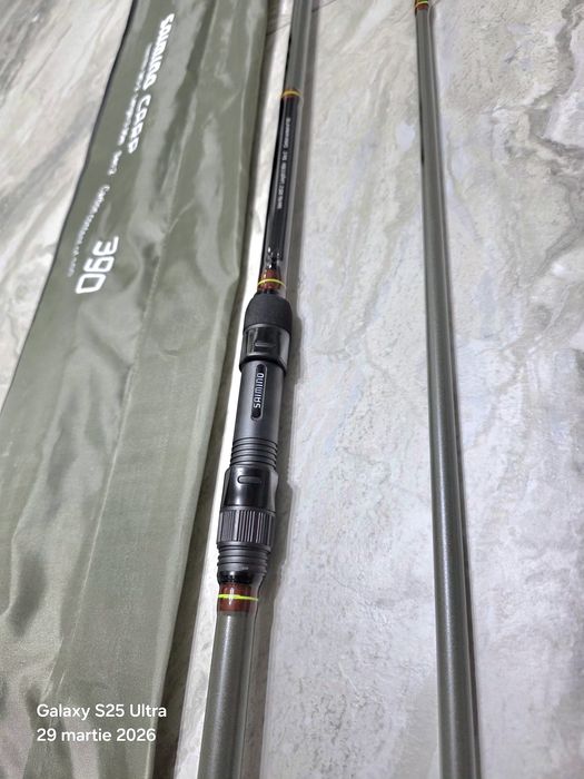 SET 3 Lansete CRAP din carbon Saimino MO2 3,90m din 2 tronsoane 4 lbs