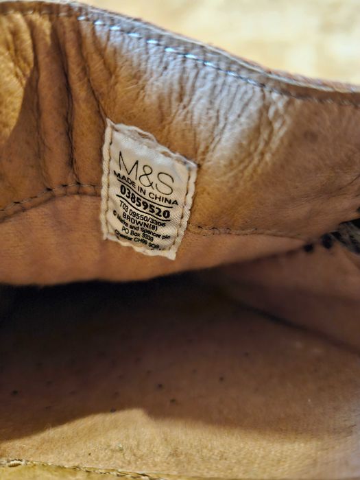 Mocasini piele Marks & Spencer Airflex 42 27 cm