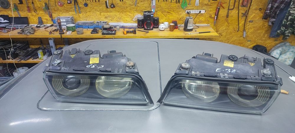Фары на BMW e38 до рест