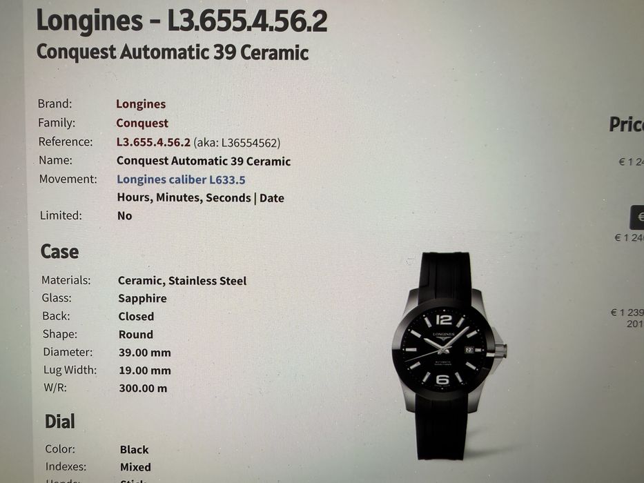 Продам часы Longines