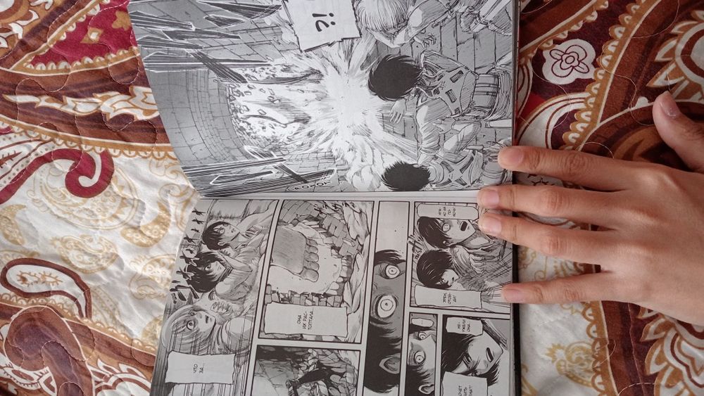 Манга по атаке титана