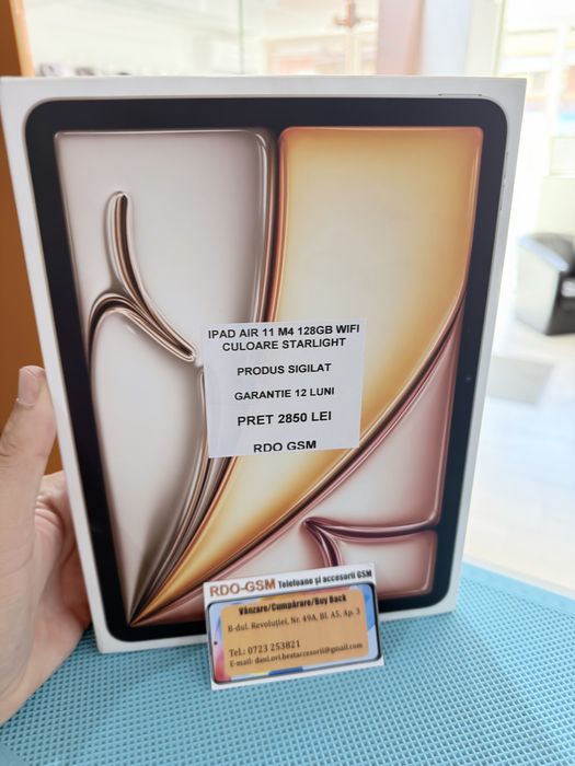 Ipad Air 11 M4 128gb Sigilata/Garantie/Wifi