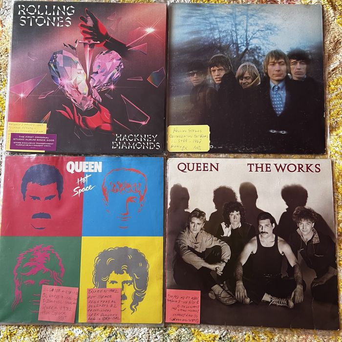 Грамофонни плочи от САЩ Beatles, Queen, Nazareth