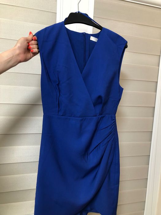 Синя рокля Mango