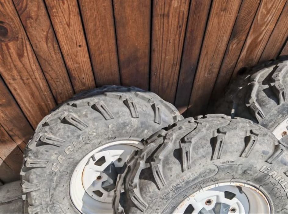 Roti ATV Can Am Outlander G1 jante otel cauciucuri stare buna