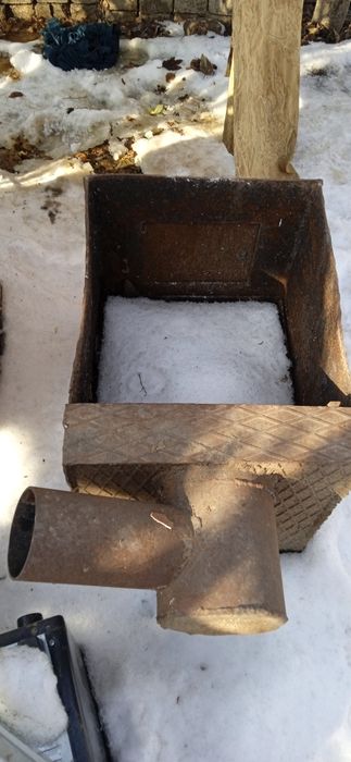 Железная печка, без крышки