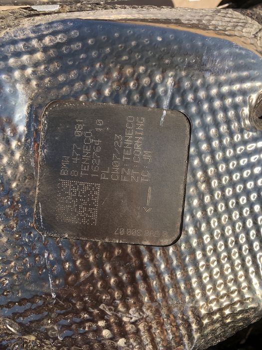 DPF filtru particule BMW G05 G06 M40d biturbo BMW X5. X6. E6 B57