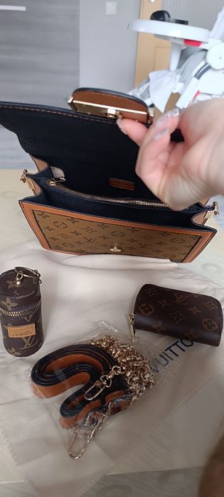 LOUIS VUITTON дамска кожена чанта