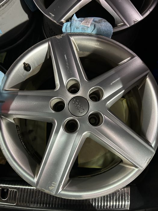 Set jante originale Audi S-line R17 5x112 , 7.5J x 17H2, A6, A4 B6,