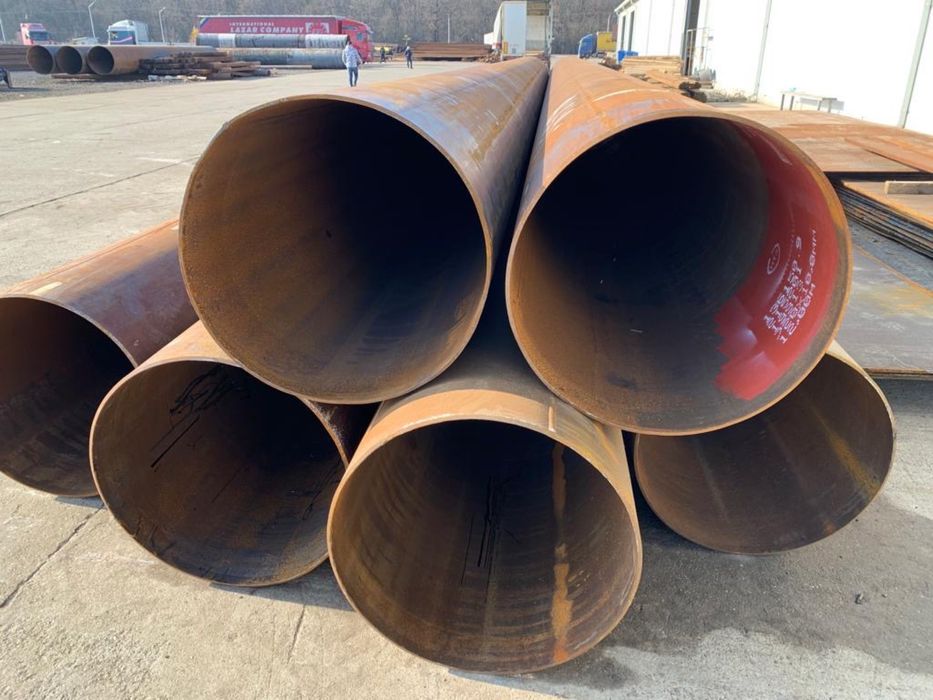 Vand teava metalica laminata si sudata elicoidal