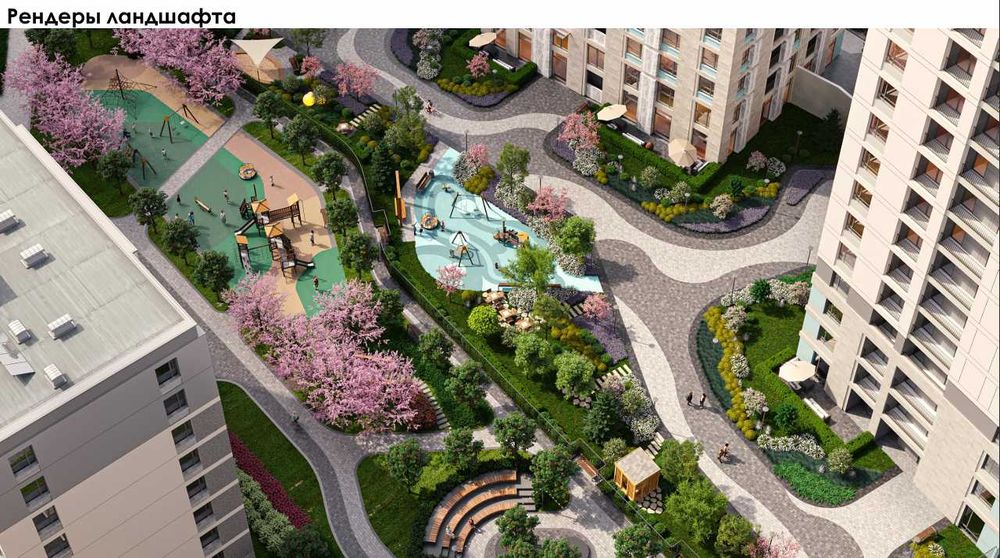 2-комн. 59 м² Comfort- от 671 млн сум — метро Рохат, ипотека (XS)