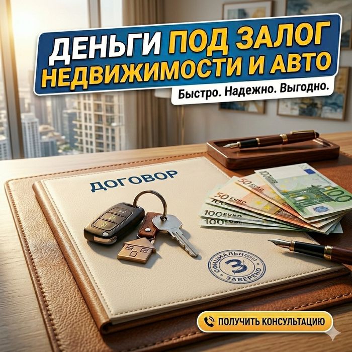 Деньги под залог
