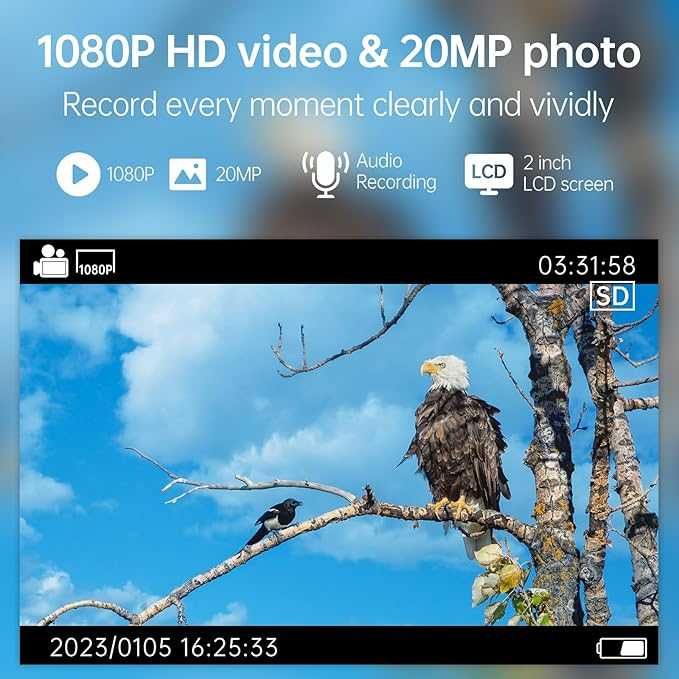 Камера за дива природа Coollia 20MP 1080P HD