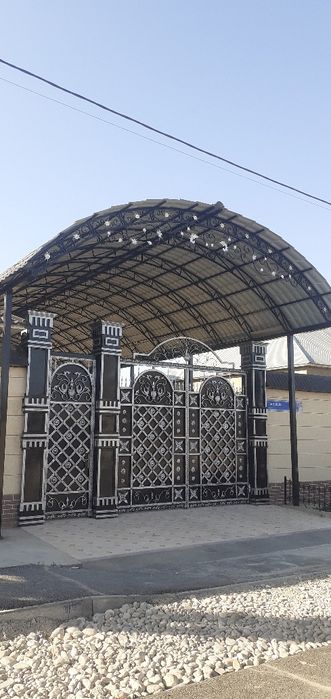 Хайтек навес 6000т сварочные работы