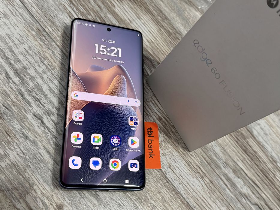 Motorola Edge 60 Fusion 5G 256 GB 12+12 GB Ram Като Нов и Гаранционен
