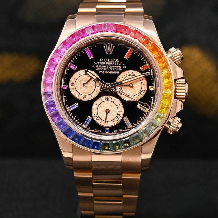 Часовник Rolex Rainbow НАМАЛЕН!