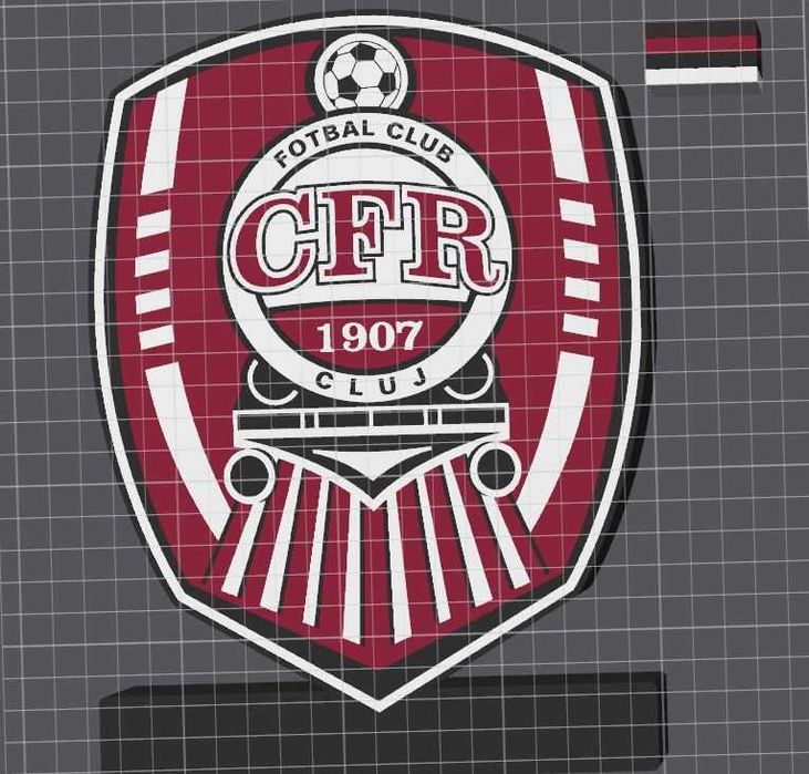 Lampă 3D personalizată cu sigla echipei tale preferate!