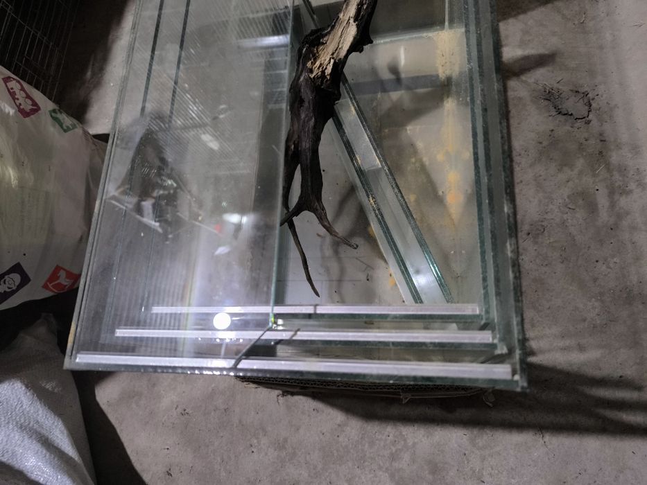 Аквариуми със стъклен капак нови