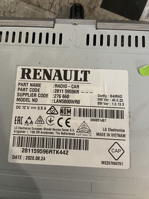 Navigatie dacia logan sandero mcv cu android auto