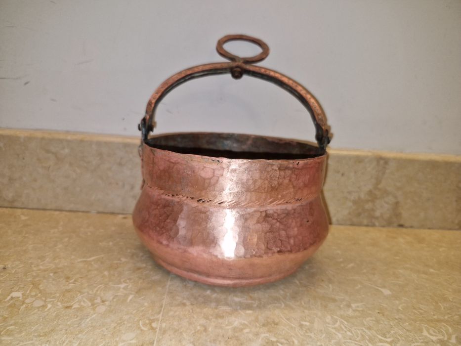 Oală tradiționala cupru 100%